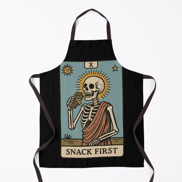 Item preview, Snack First Skeleton Funny Saying Halloween designed and sold by LuminOrb.