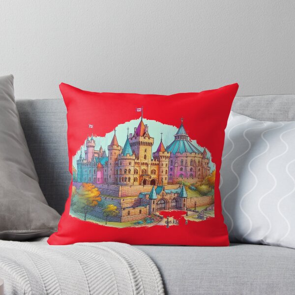 Item preview,  Colorful 3D Sketch of Windsor Castle Canada – Cute and Beautiful Views,  designed and sold by PaintMeWorld.