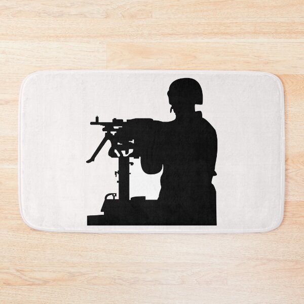 Item preview, Army - Soldier - MG Vehicle Mounted - Silhouette X 300 designed and sold by Military Insignia Products.