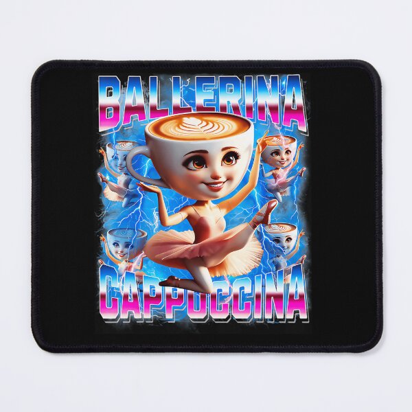 Item preview, Ballerina Cappuccina Coffee Head Dance Meme Chaos designed and sold by AlishaFrances.