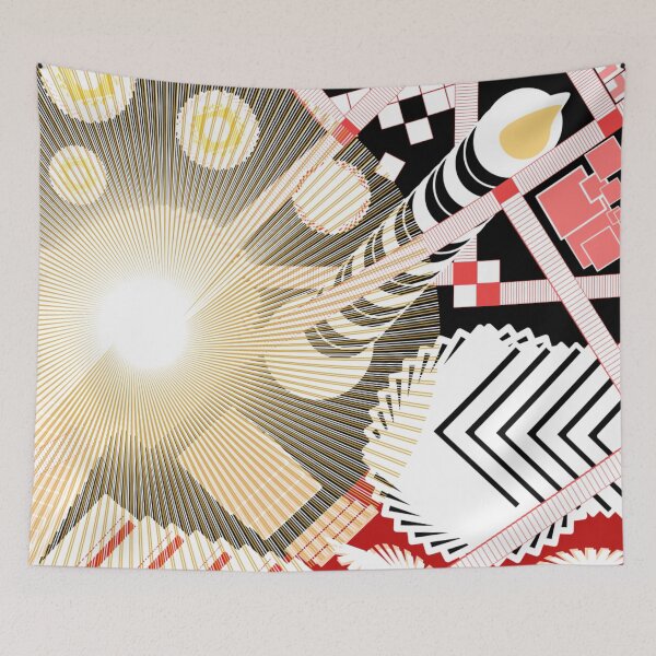 Item preview, Design 88 - Abstract geometry painting "Elevation" designed and sold by Manoella Free Art.