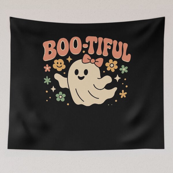 Item preview, Boo-tiful Ghost Cute Funny Saying Halloween Design designed and sold by LuminOrb.