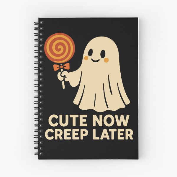 Item preview, Cute Now Creep Later Ghost Halloween Design designed and sold by LuminOrb.