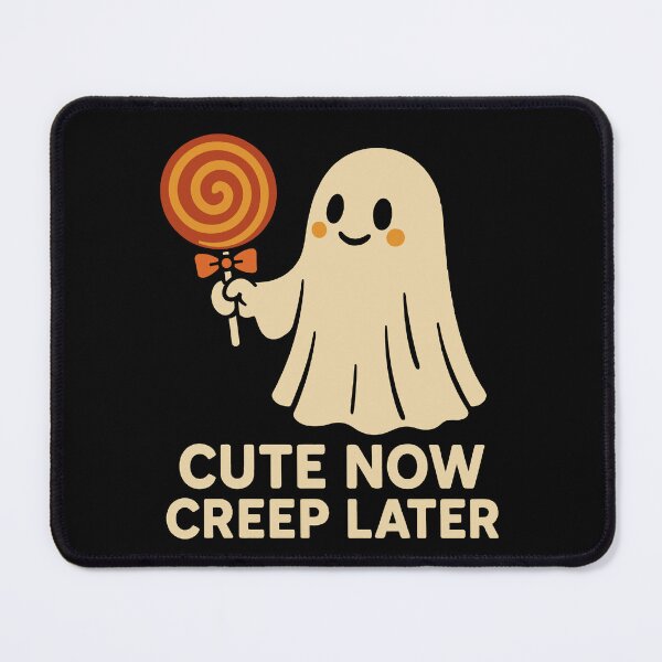 Item preview, Cute Now Creep Later Ghost Halloween Design designed and sold by LuminOrb.