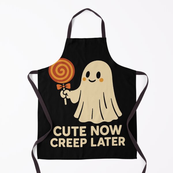 Item preview, Cute Now Creep Later Ghost Halloween Design designed and sold by LuminOrb.