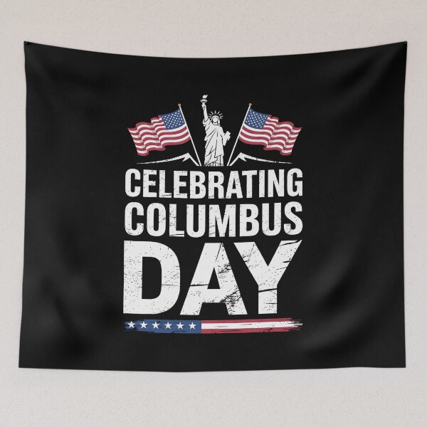 Item preview, Happy Columbus Day Christopher Columbus Holiday Celebration designed and sold by BakeryDozen.