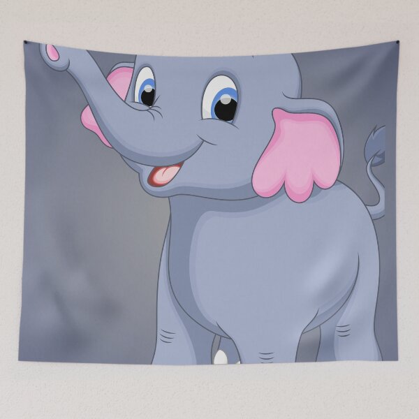 Aperçu de l'œuvre Éléphant mignon bébé créée et vendue par Cre8Gift.