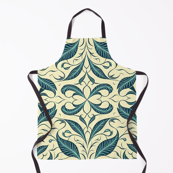 Item preview, Blue, Flowers & Leaves, Abstract Artistic Stylize, Symmetrical Repeated Texture Pattern (image size 8320x12480) designed and sold by Digital-Davinci.