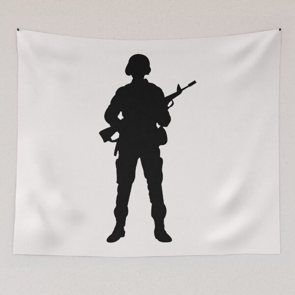 Item preview, Army - Soldier - Silhouette X 300 designed and sold by Military Insignia Products.