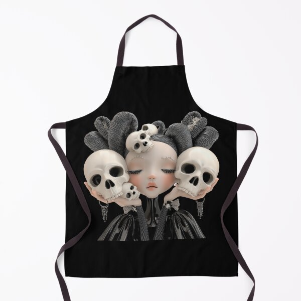 Item preview, Hekate Halloween Skull Goddess | Witchy Gothic Fantasy Art designed and sold by GoldenChiArt.