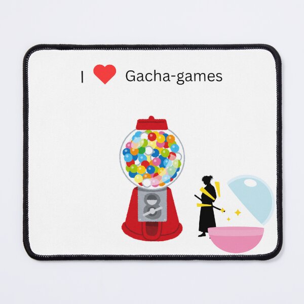 Item preview, I love Gacha-games - Funny Nerd Quote designed and sold by Kouichi1990.