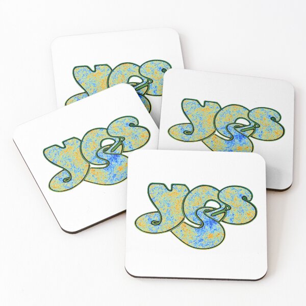 Item preview, Yes Band Logo – Speckled Blue & Gold Psychedelic Texture designed and sold by Underhillboon.
