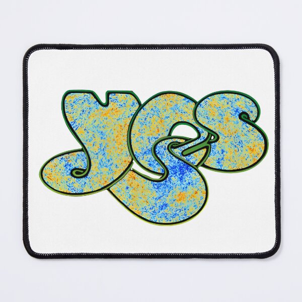 Item preview, Yes Band Logo – Speckled Blue & Gold Psychedelic Texture designed and sold by Underhillboon.