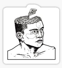 half baked Sticker