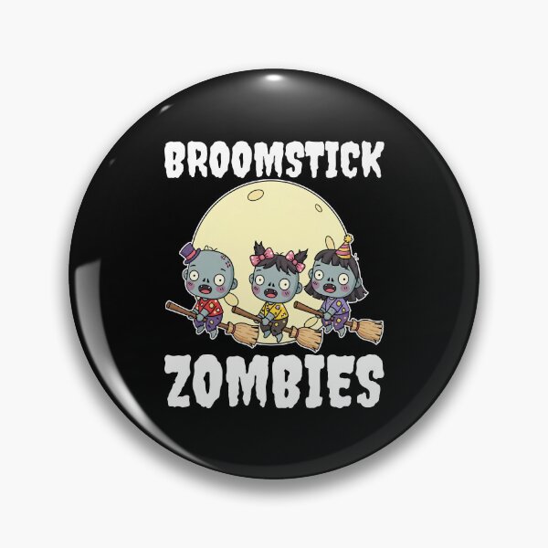 Item preview, BROOMSTICK ZOMBIES - ZOMBIE HALLOWEEN designed and sold by KEF Custom.