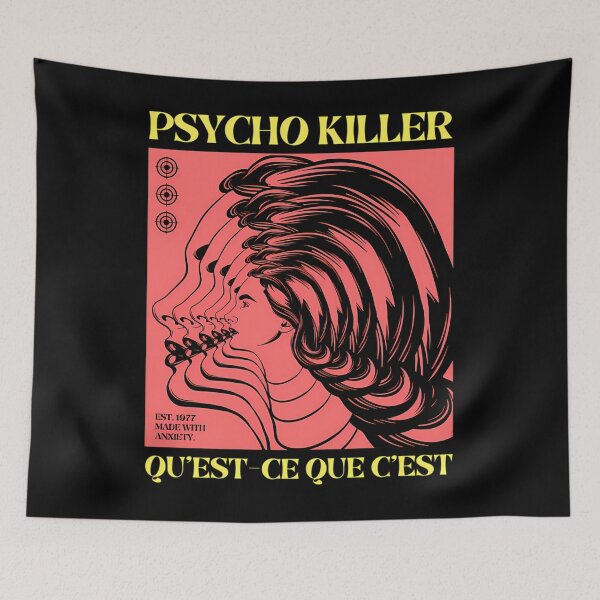 Item preview,  Psycho Killer Talking Heads Inspired designed and sold by BRITARNHART.