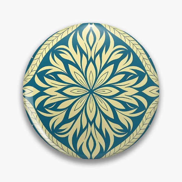 Item preview, Blue, Flowers & Leaves, Abstract Artistic Stylize, Symmetrical Repeated Texture Pattern (image size 8320x12480) designed and sold by Digital-Davinci.