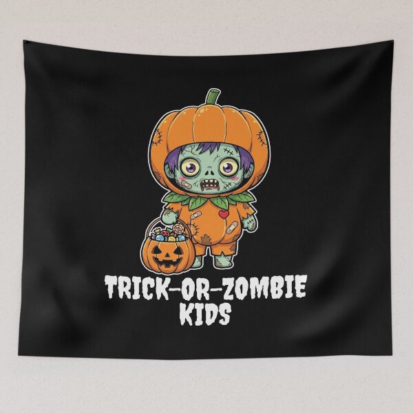 Item preview, TRICK-OR-ZOMBIE KIDS - ZOMBIE HALLOWEEN designed and sold by KEF Custom.