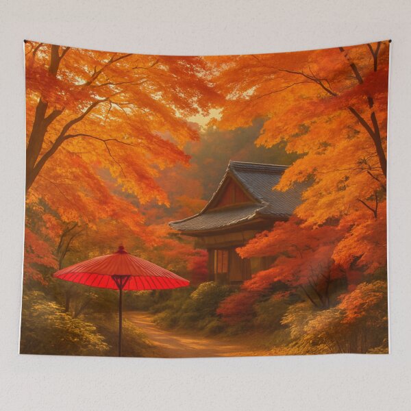Item preview, Arima Onsen in Autumn – Hyogo, Japan designed and sold by NihonKamonScape.