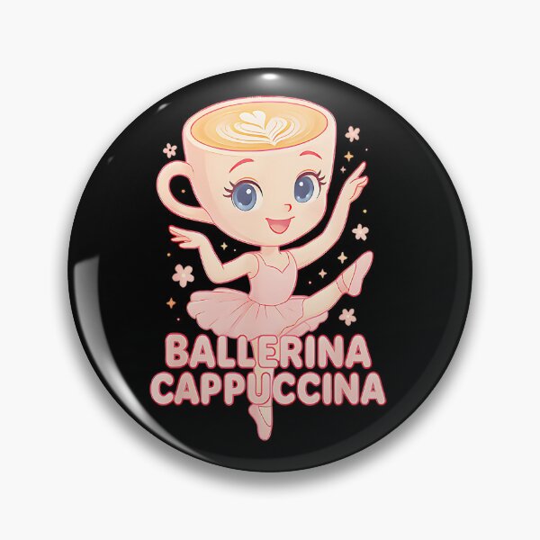 Artikelvorschau, Brainrot Ballerina Cappuccina Meme Style entworfen und verkauft von JudyIvette.
