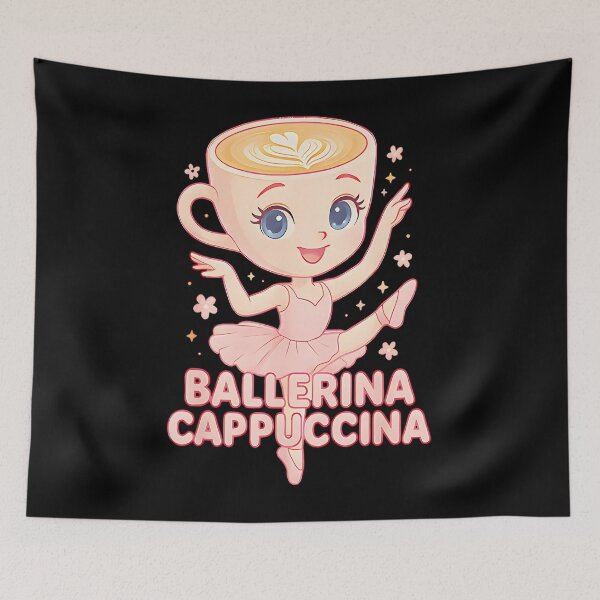 Item preview, Brainrot Ballerina Cappuccina Meme Style designed and sold by JudyIvette.