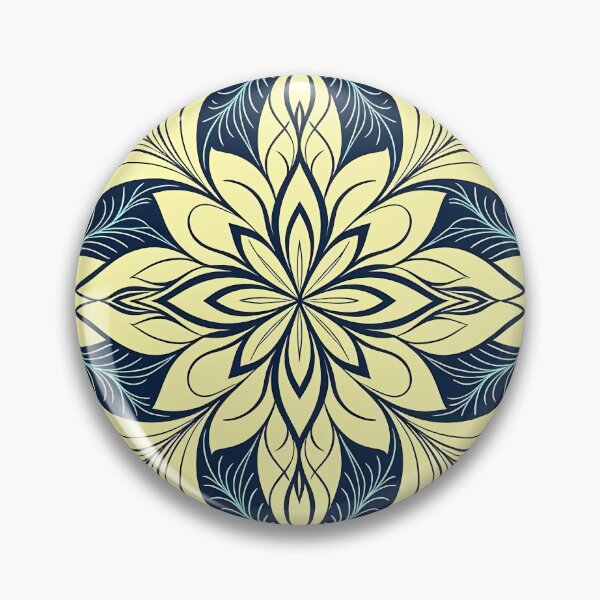 Item preview, Blue, Flowers & Leaves, Abstract Artistic Stylize, Symmetrical Repeated Texture Pattern (image size 8320x12480) designed and sold by Digital-Davinci.