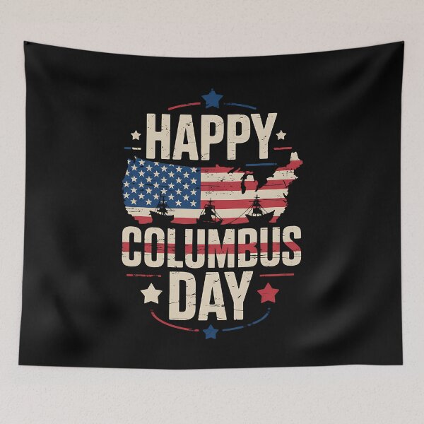 Item preview, Happy Columbus Day Italian Navigator Christopher Columbus designed and sold by BakeryDozen.