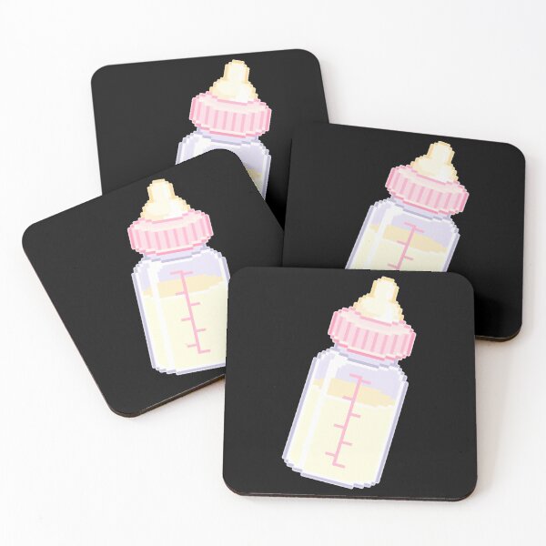 Item preview,  Kawaii Cute Pixel Art Baby Bottle designed and sold by kirkmartinho.