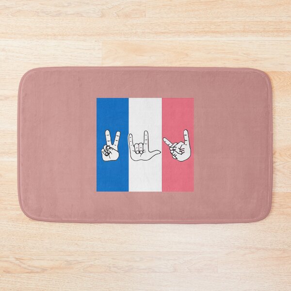 Item preview, French Flag Hand Gestures Peace Rock On | Limited Edition designed and sold by ThomasHammon.