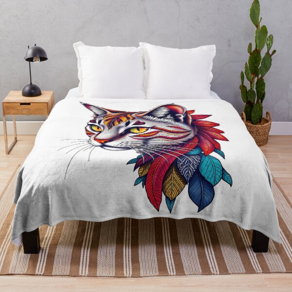 Item preview, Ornate Patterned Cat Head designed and sold by DarianSchmeler.
