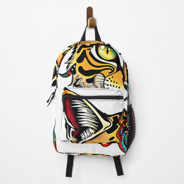 Item preview, Ornate Tribal Cat Head With Colorful Feather Accents designed and sold by DarianSchmeler.