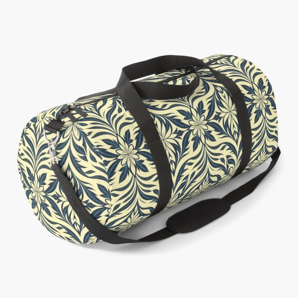 Item preview, Blue, Flowers & Leaves, Abstract Artistic Stylize, Symmetrical Repeated Texture Pattern (image size 8320x12480) designed and sold by Digital-Davinci.