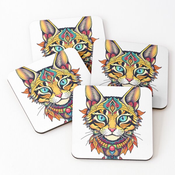 Item preview,  Mystical Mandala Cat - Vibrant  Intricate Design designed and sold by DarianSchmeler.