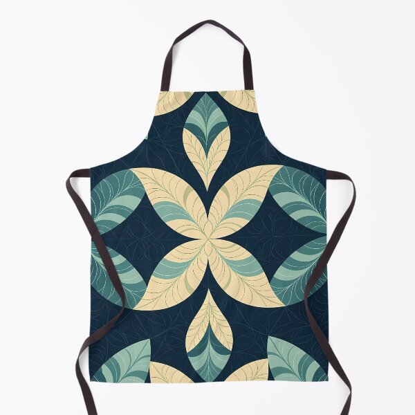 Item preview, Blue, Flowers & Leaves, Abstract Artistic Stylize, Symmetrical Repeated Texture Pattern (image size 8320x12480) designed and sold by Digital-Davinci.
