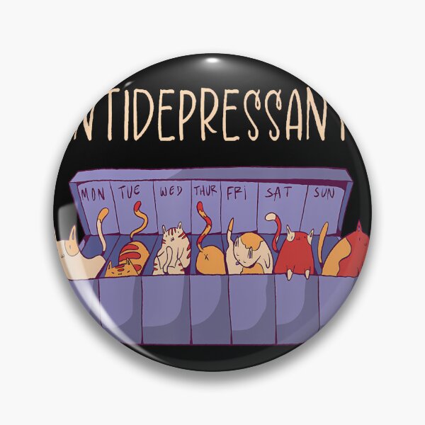 Item preview, 2 Cute Cats Antidepressants T-Shirt designed and sold by MaximilliaLa.