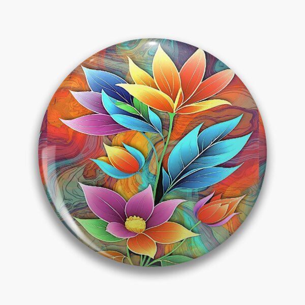 Item preview, Flower Abstract Painting designed and sold by ViaARTfactory.