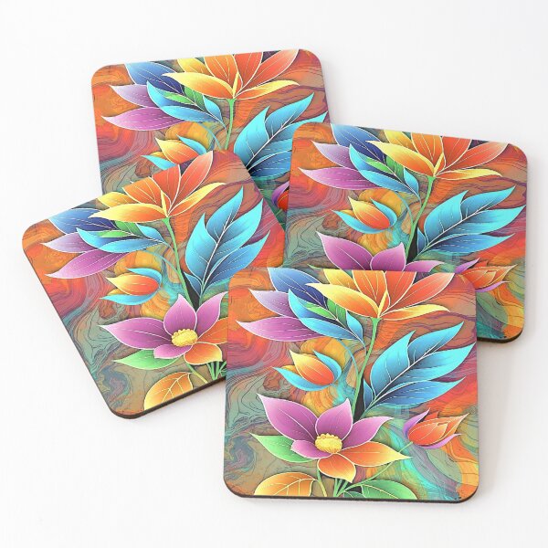 Item preview, Flower Abstract Painting designed and sold by ViaARTfactory.