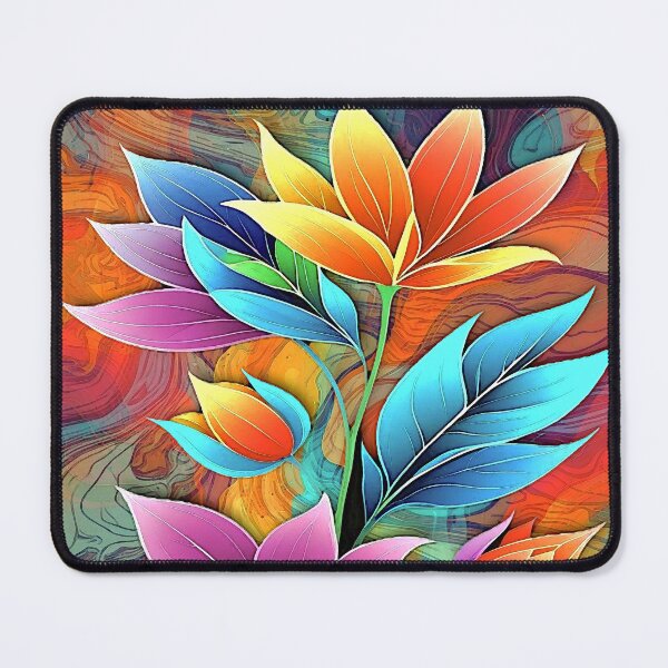 Item preview, Flower Abstract Painting designed and sold by ViaARTfactory.