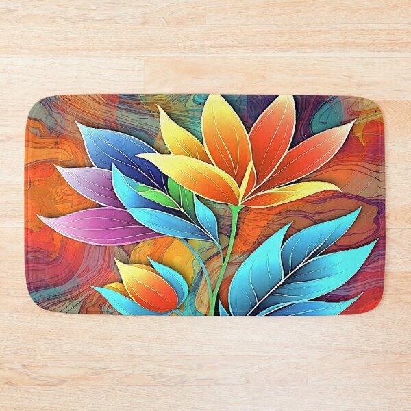 Item preview, Flower Abstract Painting designed and sold by ViaARTfactory.