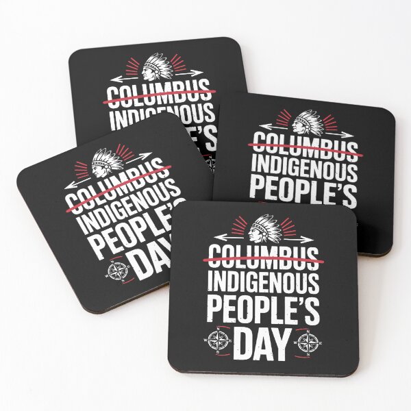 Item preview, Indigenous People's Day Native Indian 1492 Anti Columbus designed and sold by BakeryDozen.