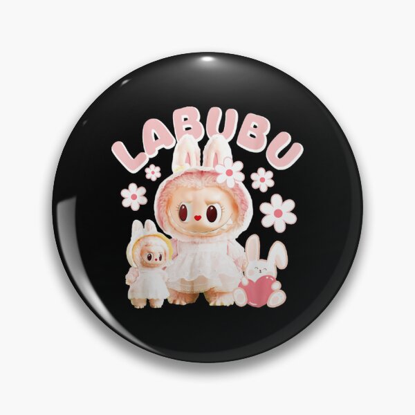 Item preview, Labubu Bunny Outfit Cute Plush Characters with Flowers designed and sold by Slimeee199.