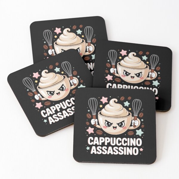 Item preview, Brainrot Cappuccino Assassino Kawaii Chaos designed and sold by KristinaClau.
