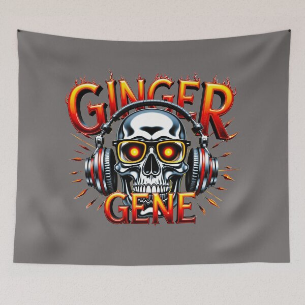 Item preview, Ginger Gene Skull designed and sold by Ginger Genes.