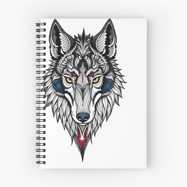 Item preview,  Ornate Tribal Wolf Head designed and sold by TysonTorphy.