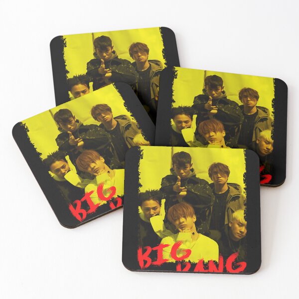 Item preview, BigBang Kpop Group Members Yellow Korean Kpop RGB designed and sold by MaisieAtkins.