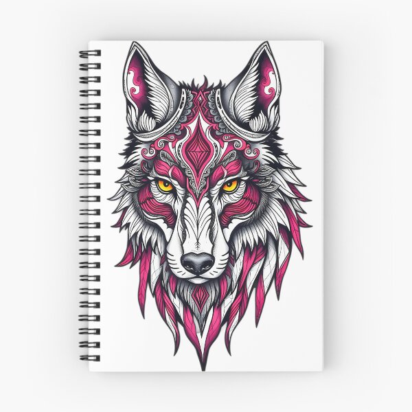 Item preview, Ornamental Wolf With Ethnic Patterns - Tattoo Style Illustration designed and sold by TysonTorphy.