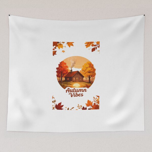 Item preview, Autumn Vibes – Cozy House in Fall Design designed and sold by GoxyVision.
