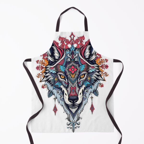 Item preview, Wolf Head Mandala - Intricate Tribal Art designed and sold by TysonTorphy.