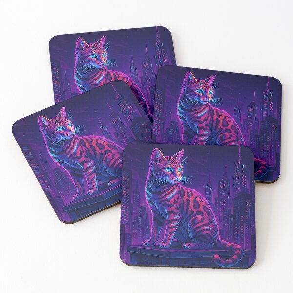 Item preview, Cyberpunk Bengal Cat designed and sold by Day Dreamer.