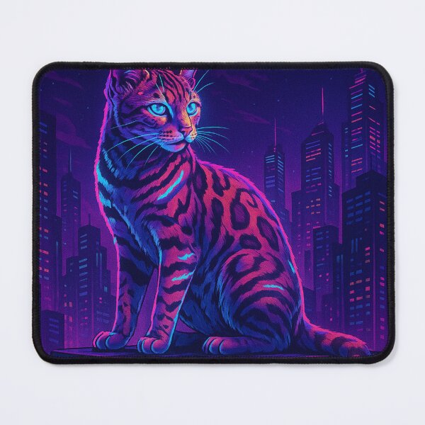 Item preview, Cyberpunk Bengal Cat designed and sold by Day Dreamer.